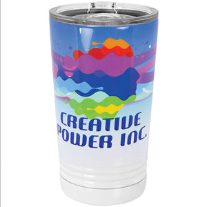 White Stainless Steel Insulated Tumblers